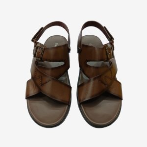Holy Men’s Cross Leather Sandal