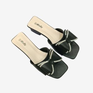 Holy Women’s Crystal Bow Heel