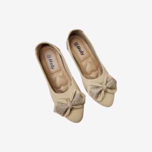 Holy Kids Sparkle Bow Flat