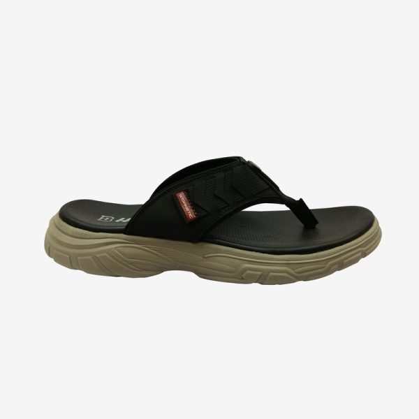 HOLY Men’s Flip-Flop Sandal – Black and Grey Comfortable Daily Wear