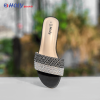 Holy Women’s Crystal Box Heel Sandals – Stylish Ladies Heel Shoes with Rhinestone Design