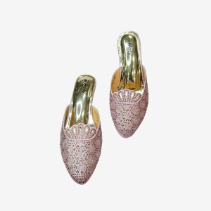 HOLY kids crystal mule sandal with supportive instep strap and cushioned footbed.
