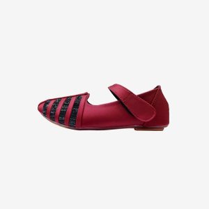 HOLY kids glitter strap shoe with cushioned footbed and secure hook-and-loop closure.