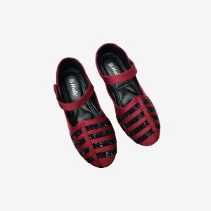 HOLY kids glitter strap shoe with cushioned footbed and secure hook-and-loop closure.