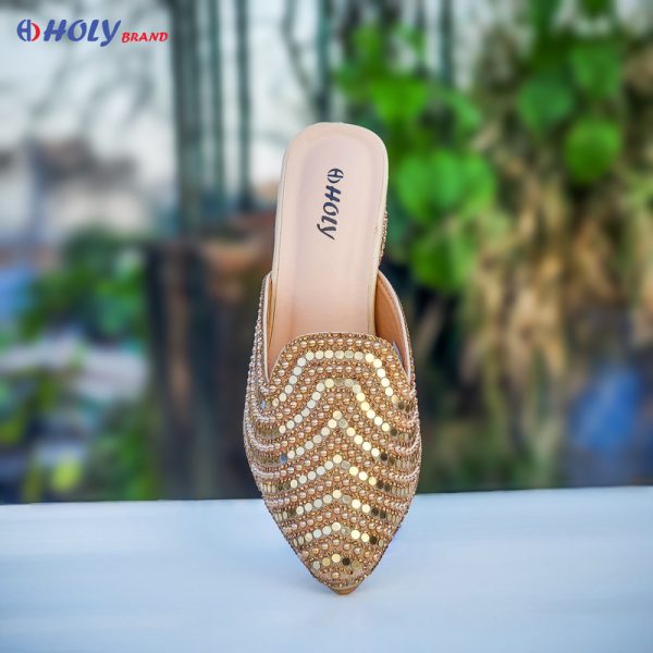 Holy Glam Stone Heel – stylish women's heel with stone design for weddings & parties