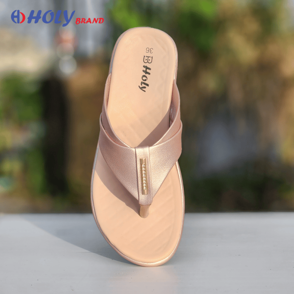 Holy Brand Stylish White Ladies Sandal with Bow – Comfortable Women’s Footwear in Bangladesh