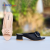 Holy Brand প্রজাপতি ডিজাইন Box Heel — পিঙ্ক ও ব্ল্যাক