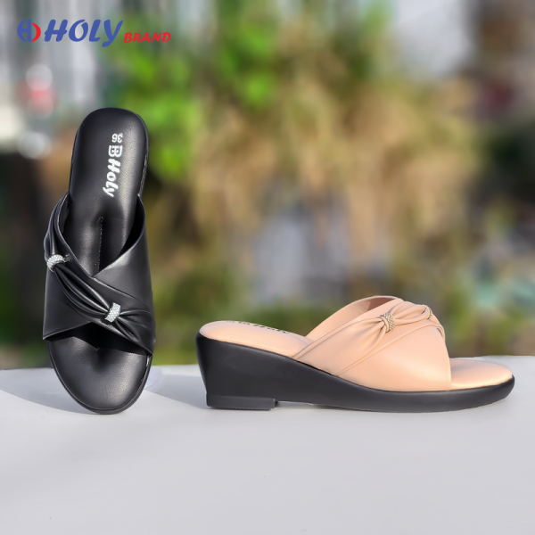Holy Brand ক্রস-স্ট্র্যাপ Heel Sandal