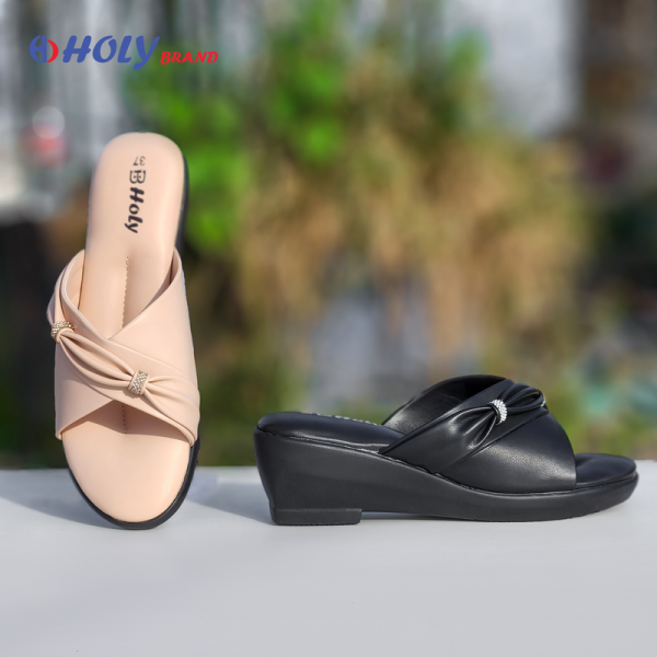 Holy Brand ক্রস-স্ট্র্যাপ Heel Sandal
