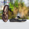 Holy Brand ব্ল্যাক লেদার হিল স্যান্ডেল