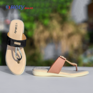 Holy Brand প্রিমিয়াম টো রিং স্যান্ডেল ডুয়াল কালার ব্রাউন ও ব্ল্যাক