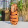 Holy Leather Buckle Sandal – durable men’s leather sandal with triple straps for daily & outdoor wear in Dhaka
